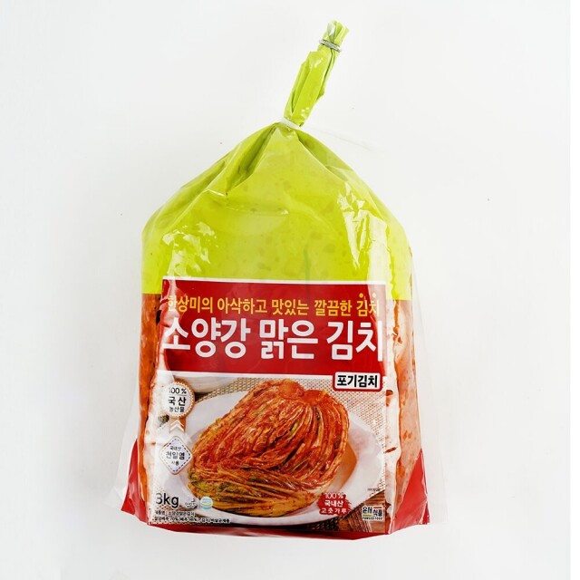 윤서식품,[소양강 맑은 김치] 국내산 배추 포기 보쌈 김장 김치 주문 강원도 10kg
