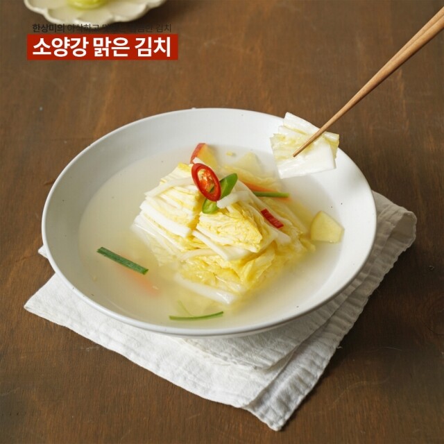 윤서식품,강원도 김치 소양강 맑은 김치 백김치 3kg,5kg,10kg