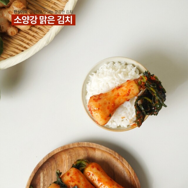 윤서식품,강원도 김치 소양강 맑은 김치 총각김치 500g,3kg,5kg,10kg